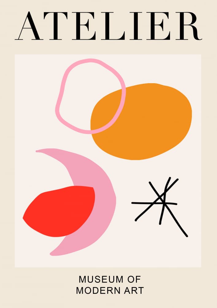Colorful Minimalist Shapes by Talitha McQueen — canvas wall art