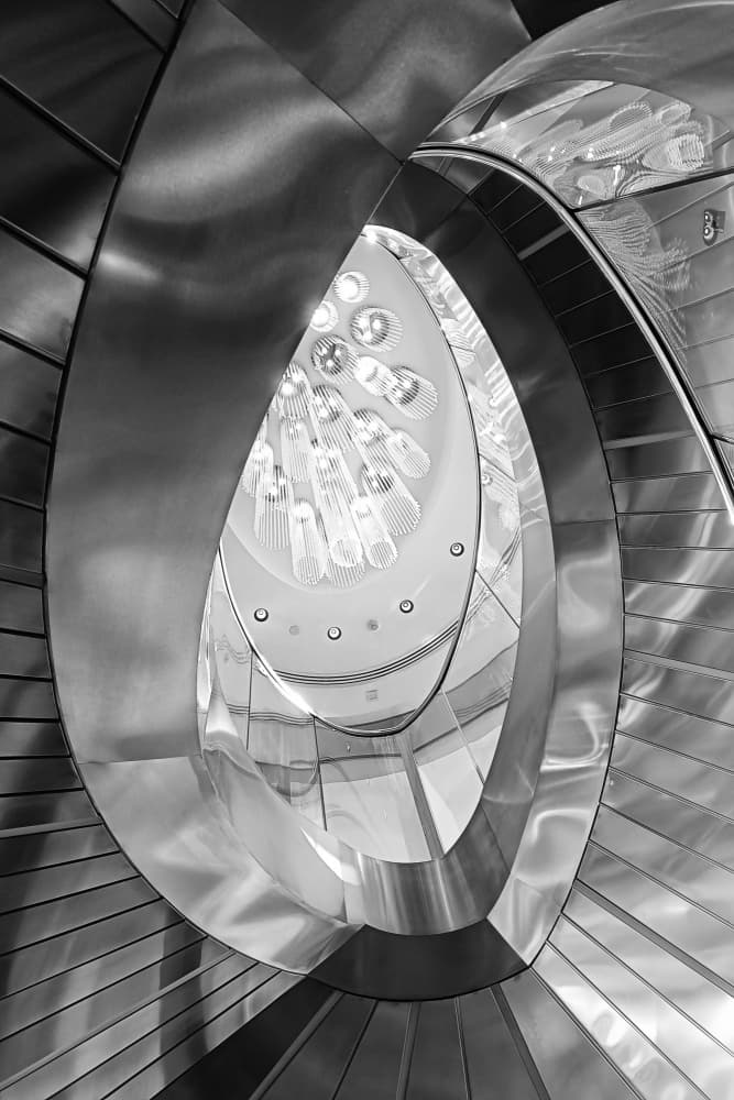 Abstract Metal Architecture by Pavol Stranak — canvas wall art