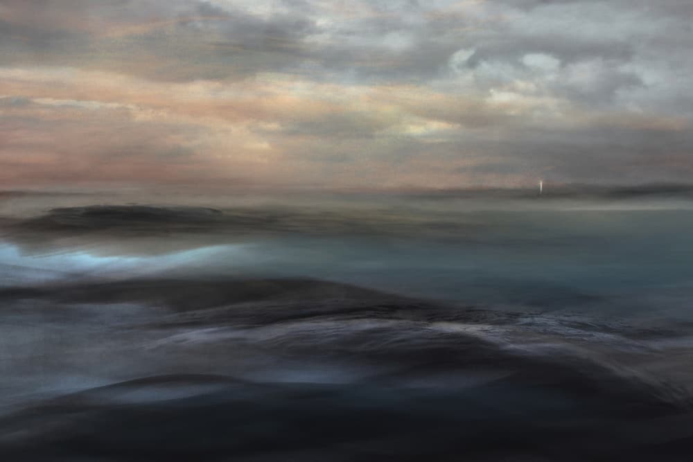 Misty Ocean Light by Christina Sillèn — canvas wall art