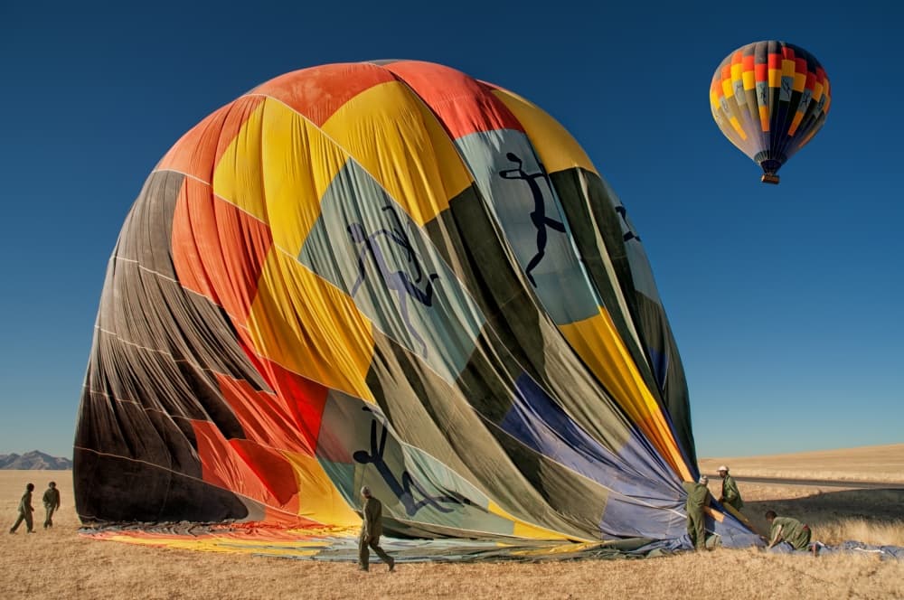 Colorful Balloon Inflation by Mathilde Guillemot — canvas wall art