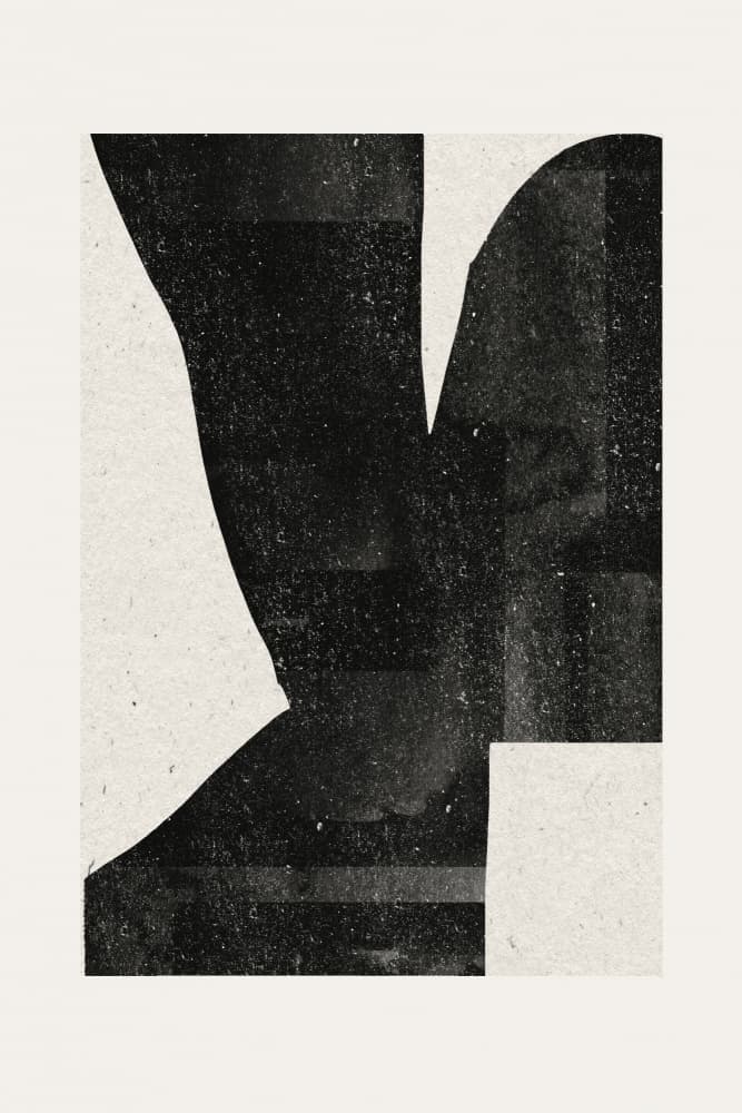 Dark Silhouette Form by THE MIUUS STUDIO — canvas wall art