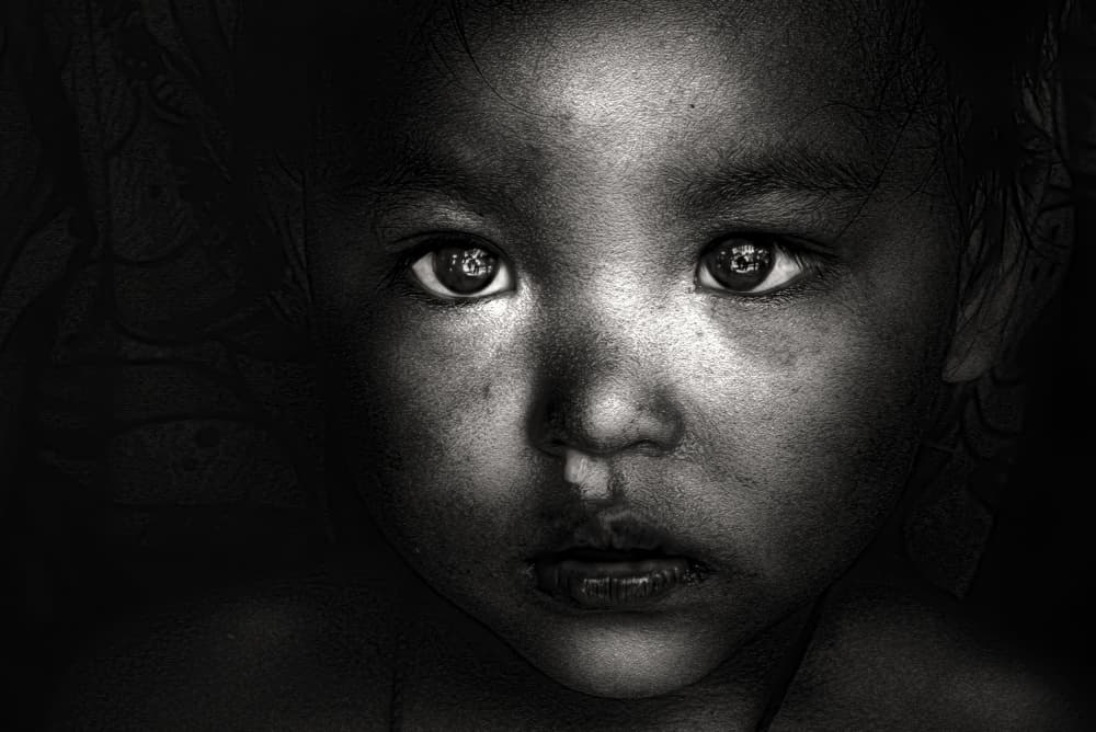 Soulful Child Portrait by Sergio Pandolfini — canvas wall art