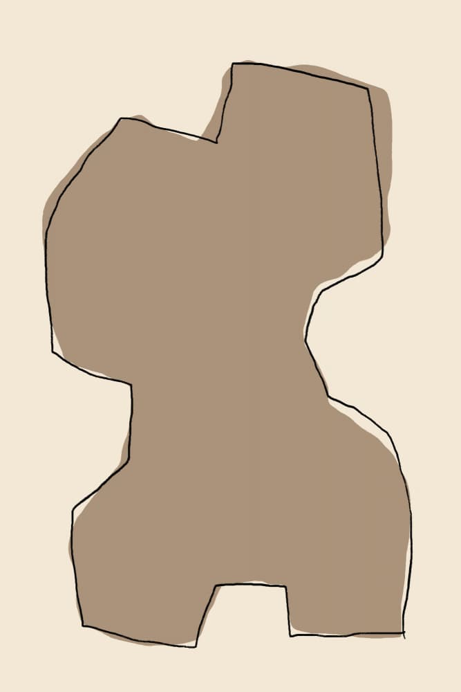 Abstract Silhouette by uplusmestudio — canvas wall art