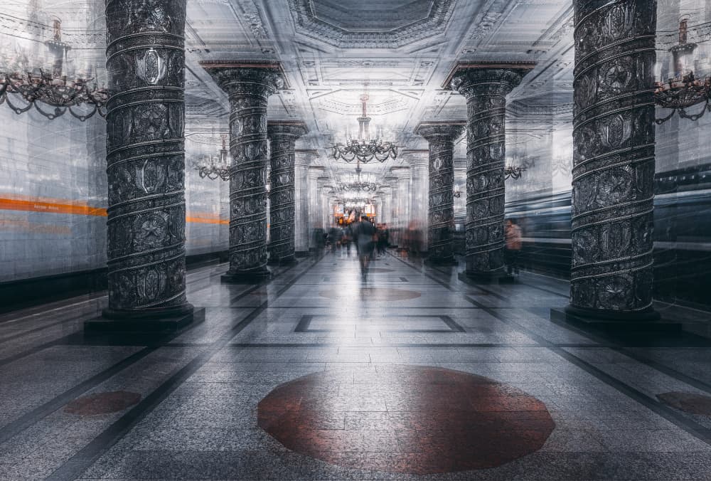 Grand Subway Station by Carmine Chiriacò — canvas wall art