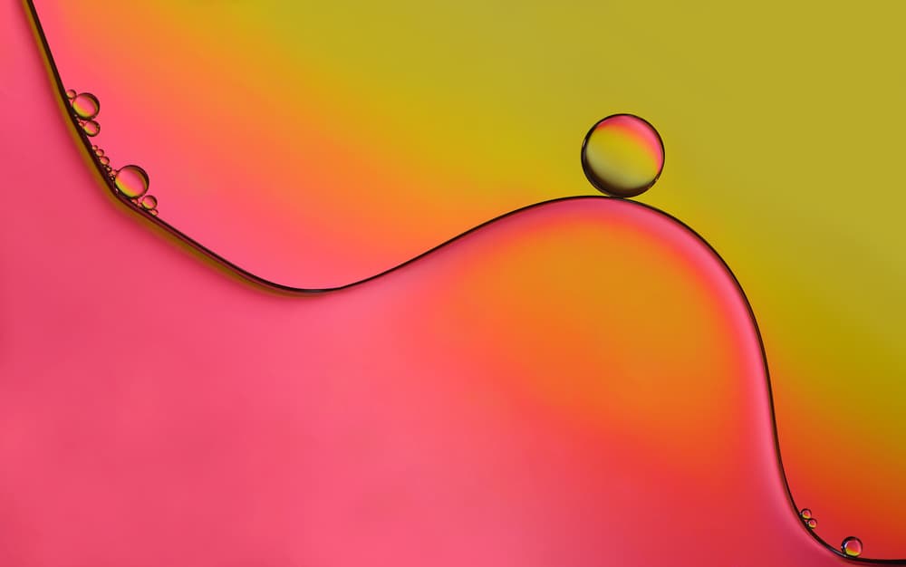 Vibrant Liquid Balance by Heidi Westum — canvas wall art
