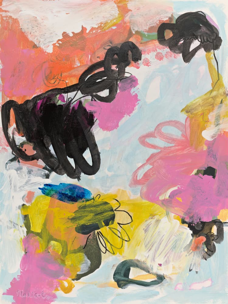 Joyful Abstract Bloom