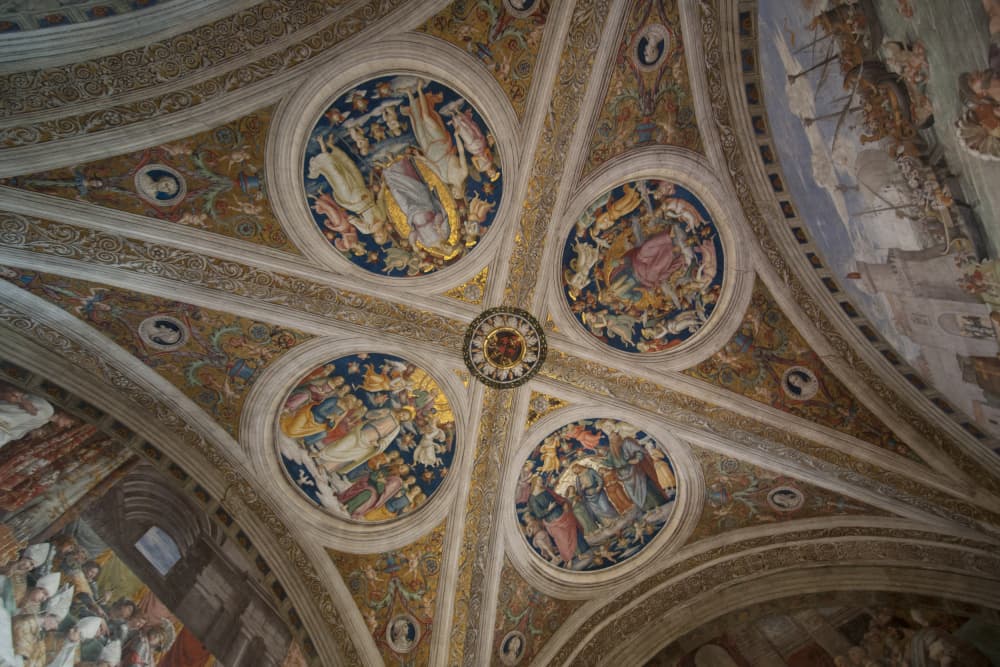 Ornate Fresco Ceiling by amini54 — canvas wall art