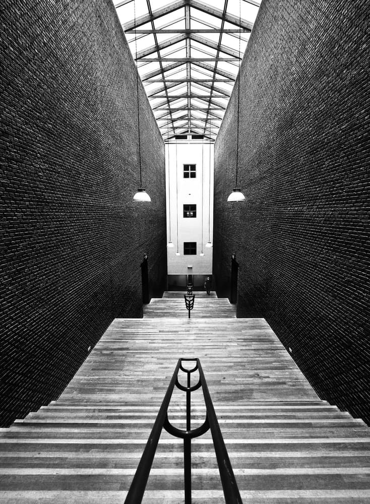 Architectural Lines Light by Ercan Sahin — canvas wall art