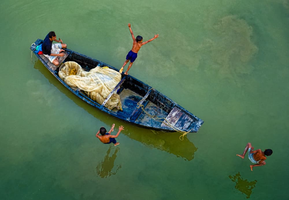 Beat the Sun by Ajit Kumar Majhi — canvas wall art