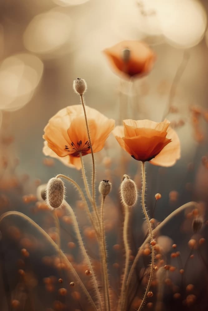 Whispers of Poppies by Treechild — canvas wall art