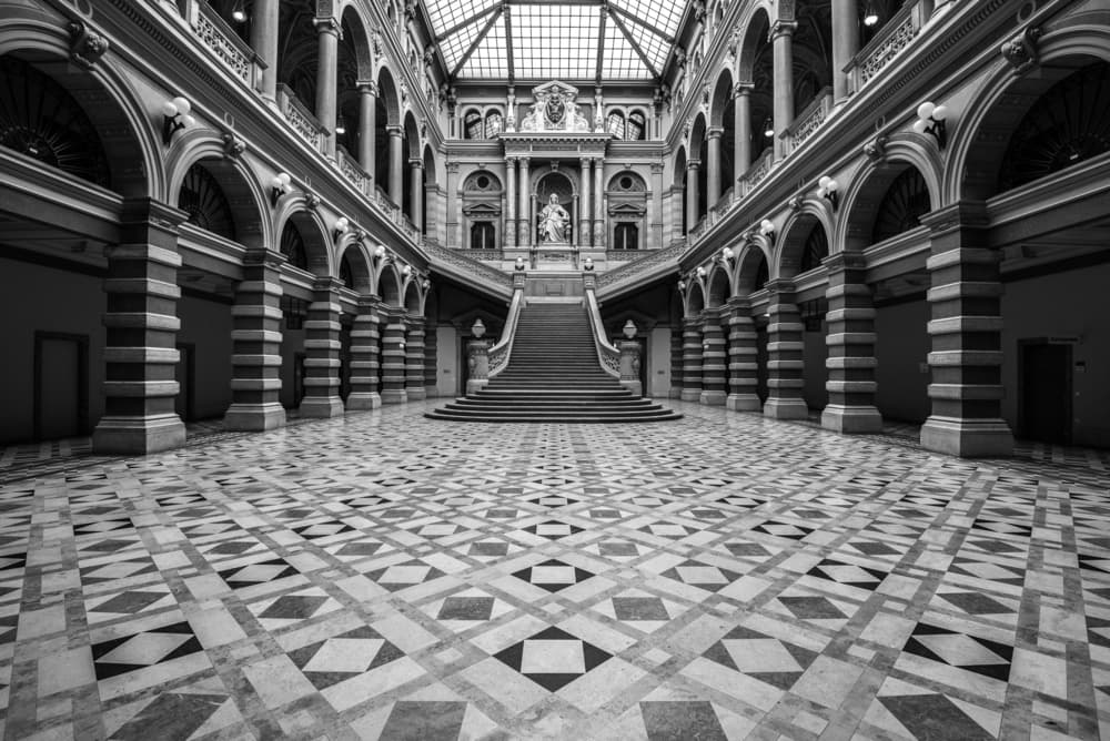 Classical Grand Hall by Renata Łacina — canvas wall art