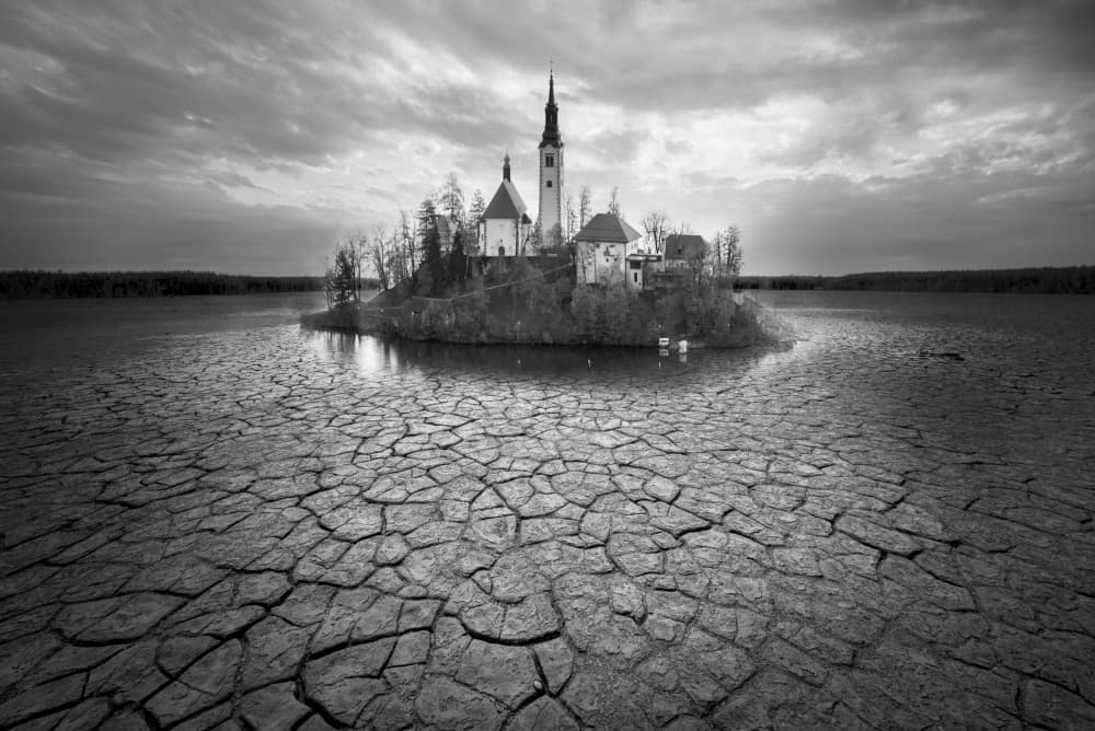 Bled Island Drought by Cesare Sent — canvas wall art