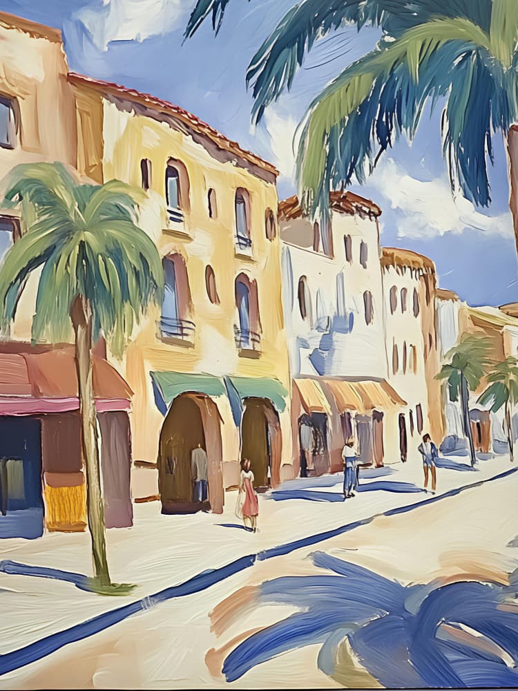 Mediterranean Street Scene by Avanesova Elena — canvas wall art