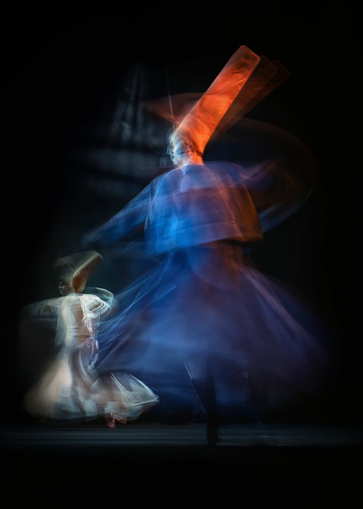 Whirling Dervish Dancers by Mohamed Shawki — canvas wall art