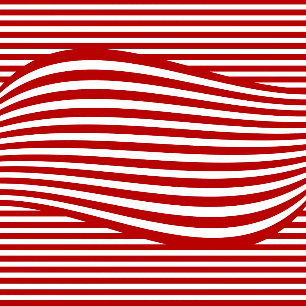 Optical Stripe Illusion by Carlos Perez Del Moro — canvas wall art