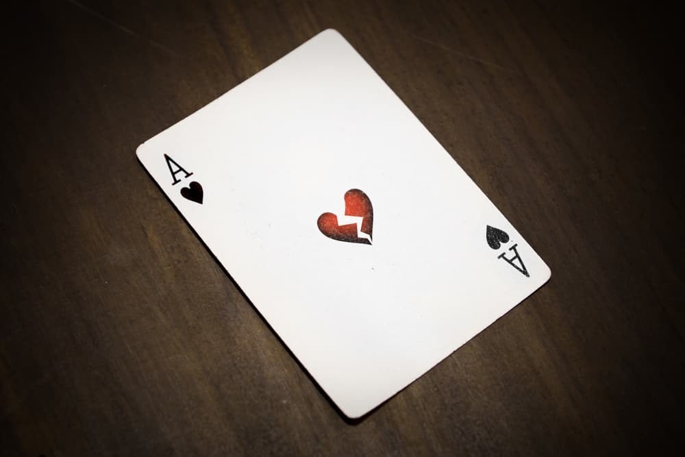 Ace of Broken Hearts by Widi Hardhanu — canvas wall art