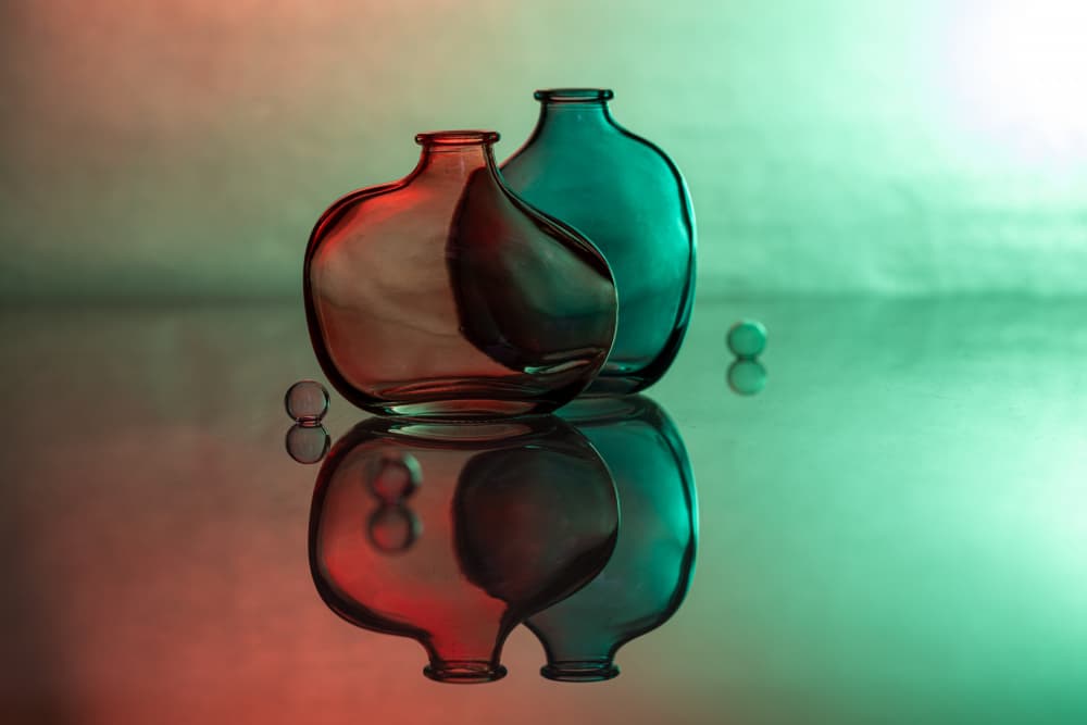 Vibrant Glass Reflections by Igor Kopcev — canvas wall art