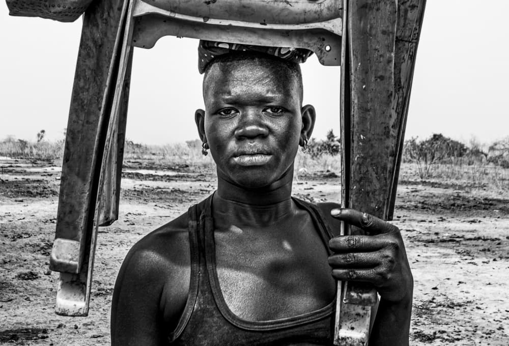 Stoic African Portrait by Joxe Inazio Kuesta Garmendia — canvas wall art