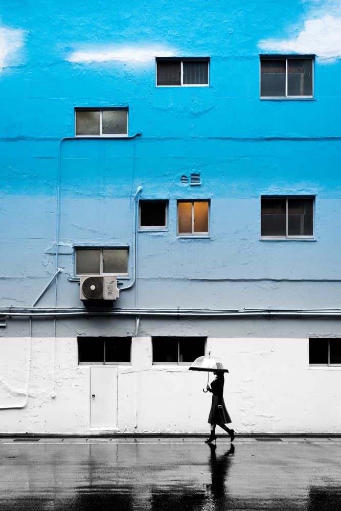 Urban Rain Walk by Masami Kondo — canvas wall art