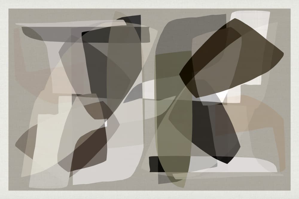 Layered Earth Tones by cartissi — canvas wall art