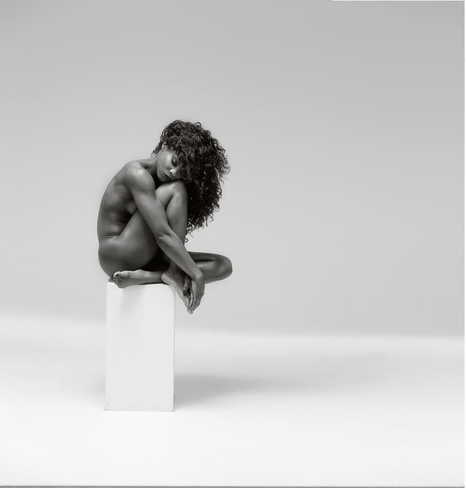 Nude Woman Serene by Hugh Wilkinson — canvas wall art