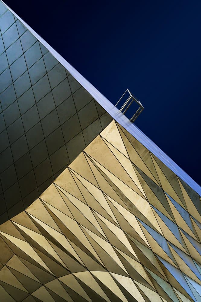 Geometric Building Design by Elisabeth van Helden — canvas wall art