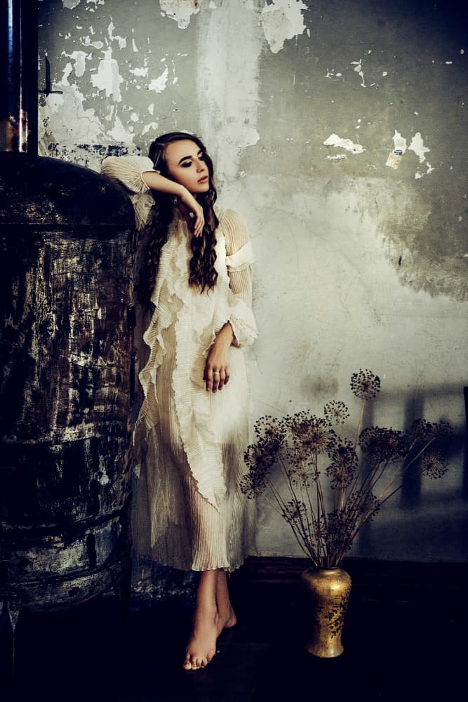 Ethereal Woman Vintage by Ruslan Bolgov — canvas wall art