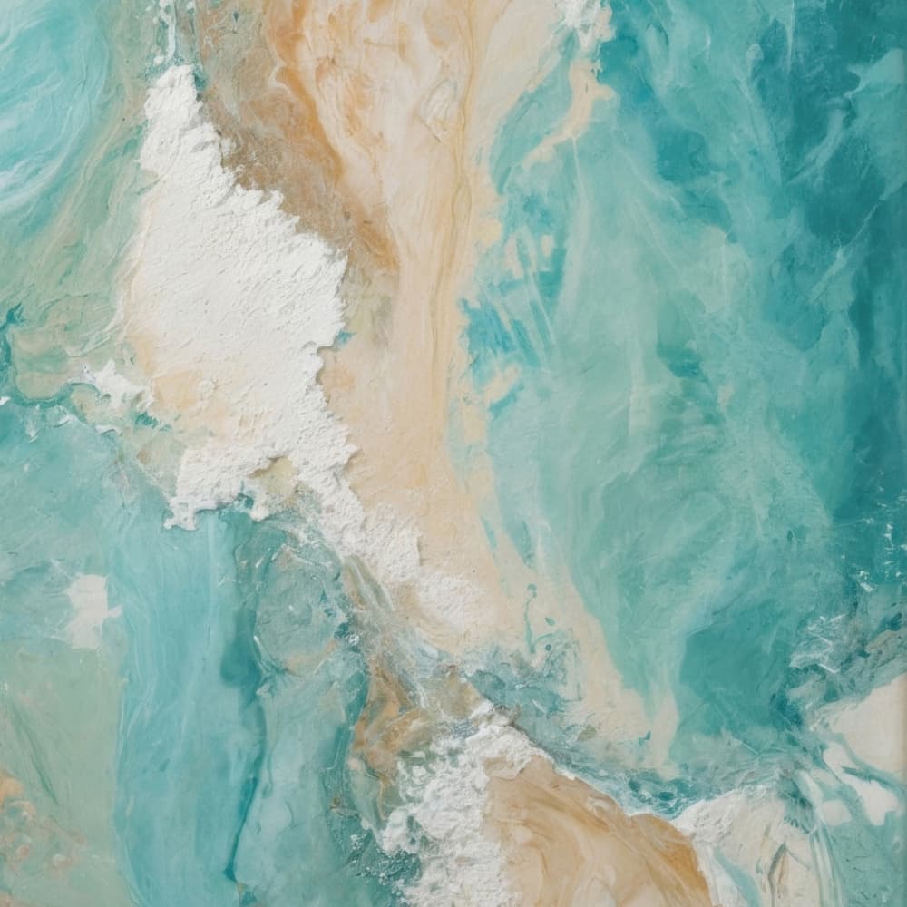 Coastal Waters Abstract by Alpenglow Workshop — canvas wall art