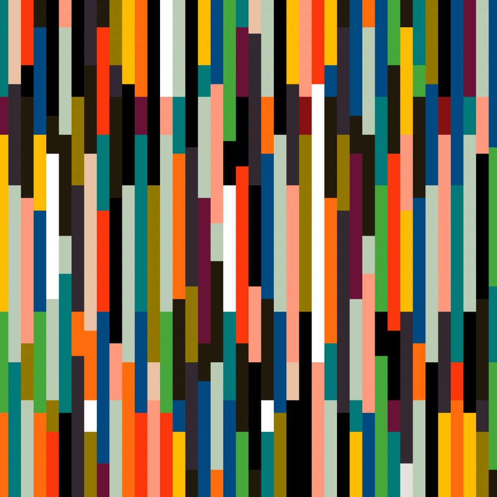 Stripes Retro Big by Ana Rut Bre — canvas wall art