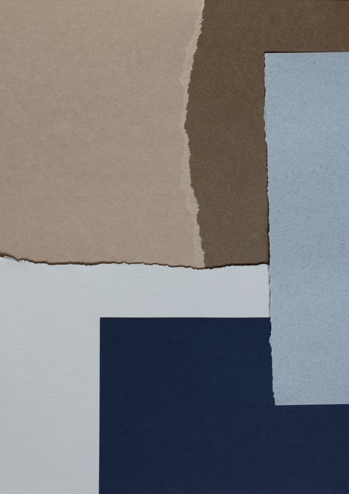Torn Paper 6 by Mareike Böhmer — canvas wall art