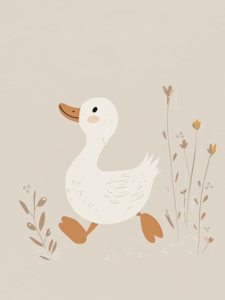 Wandering Duckling by Treechild — canvas wall art