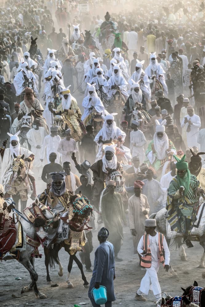 Majestic African Procession by Trevor Cole — canvas wall art