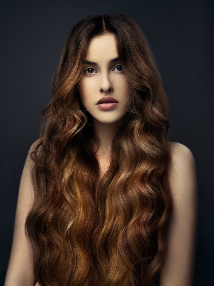 Captivating Wavy Hair by Martin Krystynek MQEP — canvas wall art