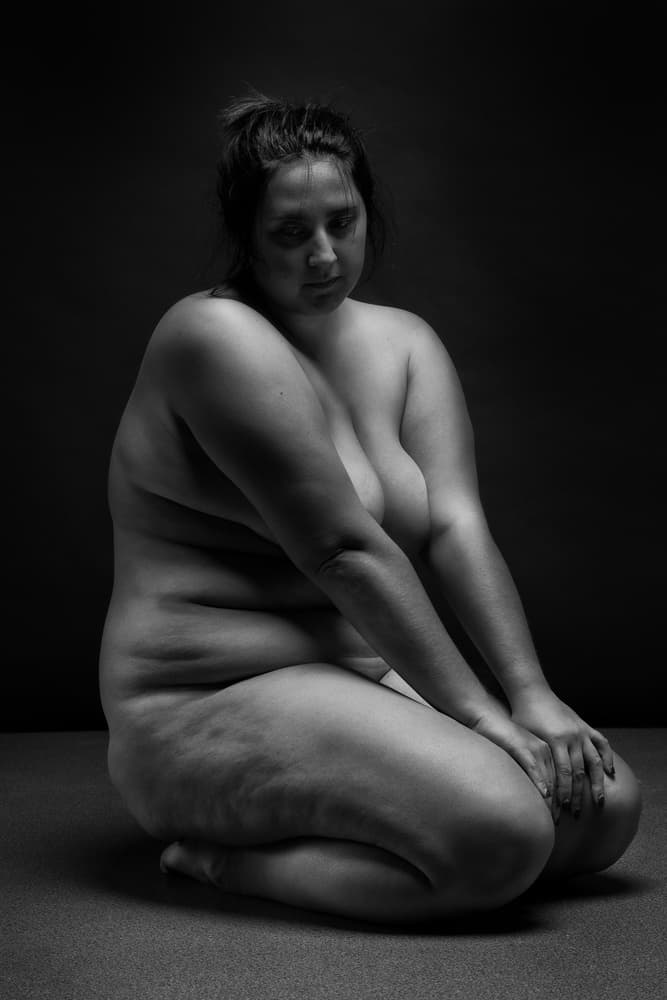 Contemplative Female Form by Anton Belovodchenko — canvas wall art