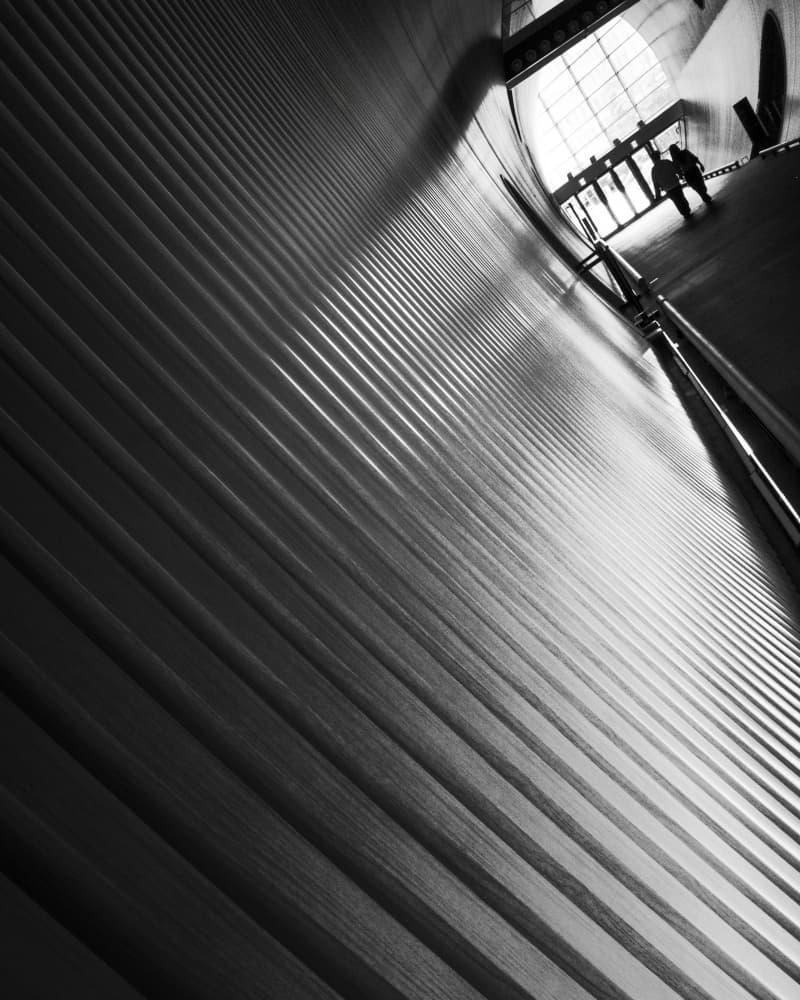 Modern Architecture Passage by Wanjae Choi — canvas wall art