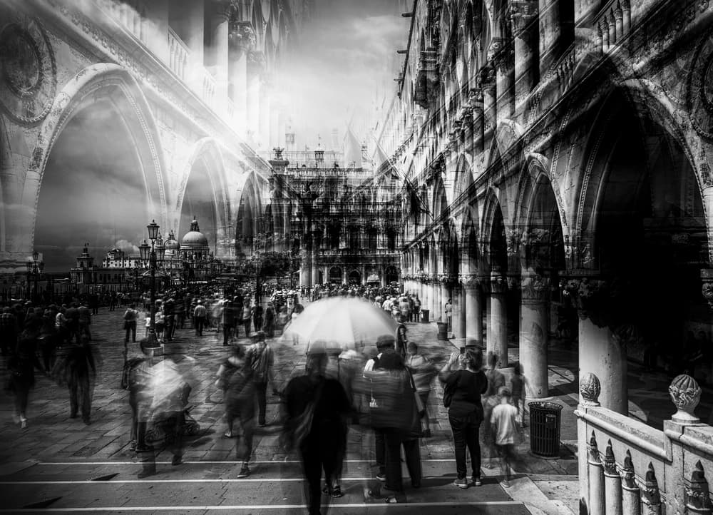 Venice Dream Architecture by Carmine Chiriacò — canvas wall art