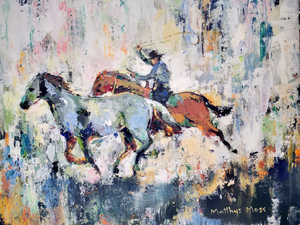 Cowboy Roping Gallop