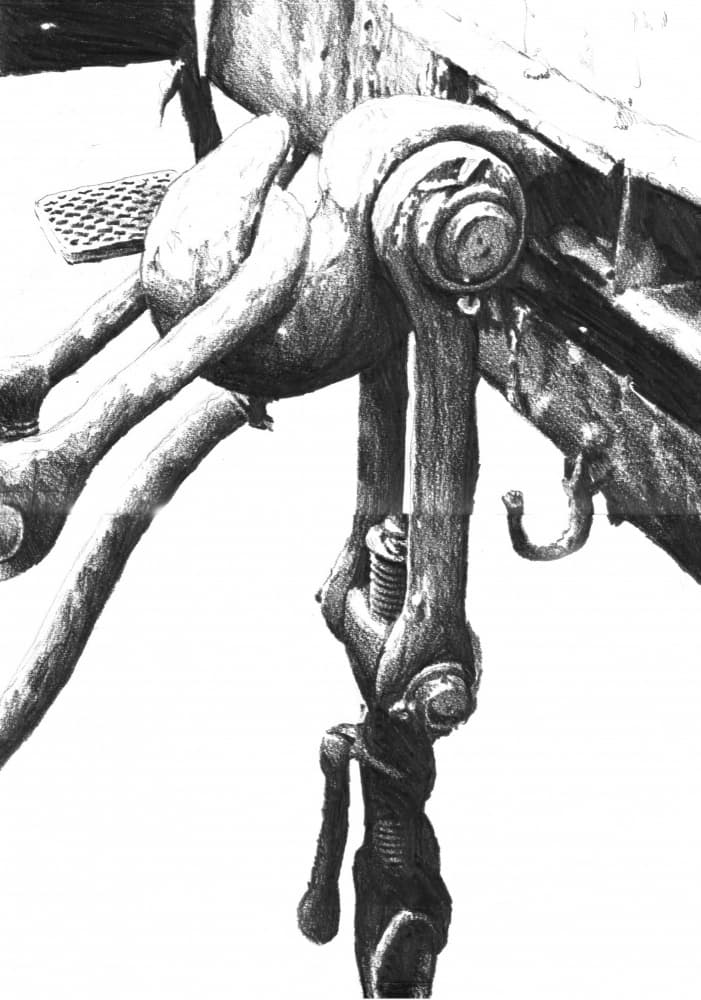 Industrial Machine Detail by Kulik — canvas wall art