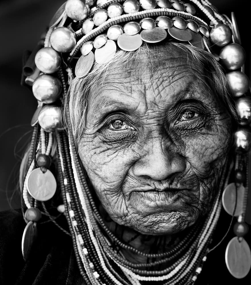 Tribal Elder Portrait by Wayne Pearson — canvas wall art