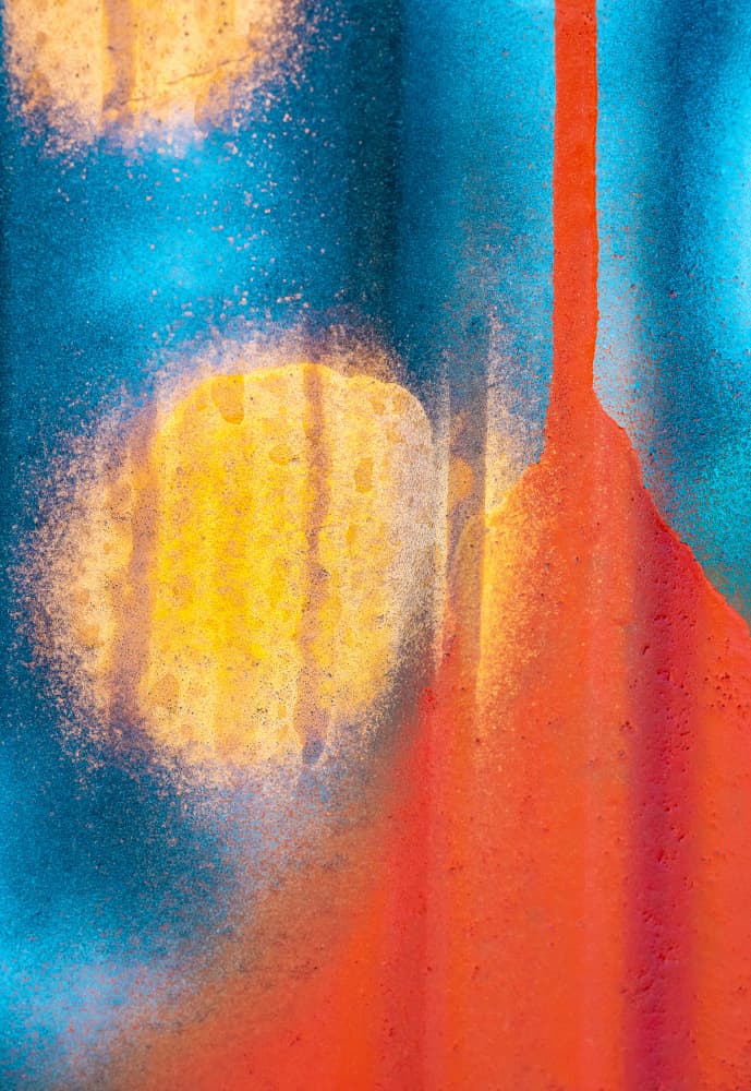 Vibrant Paint Drips by Abbas Ali Amir — canvas wall art