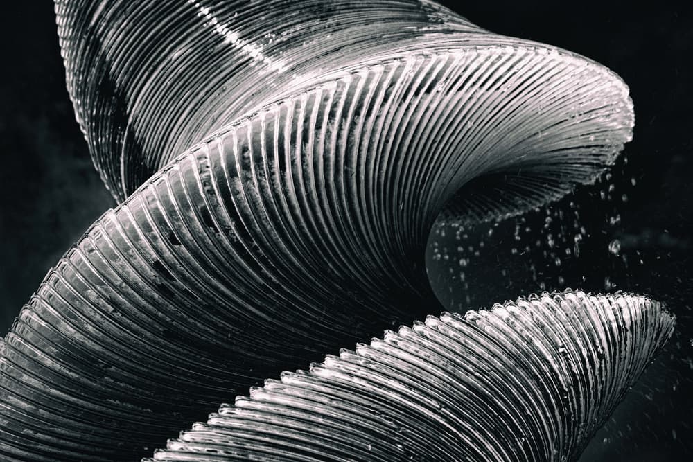 Flowing Water Spiral by Hans-Wolfgang Hawerkamp — canvas wall art