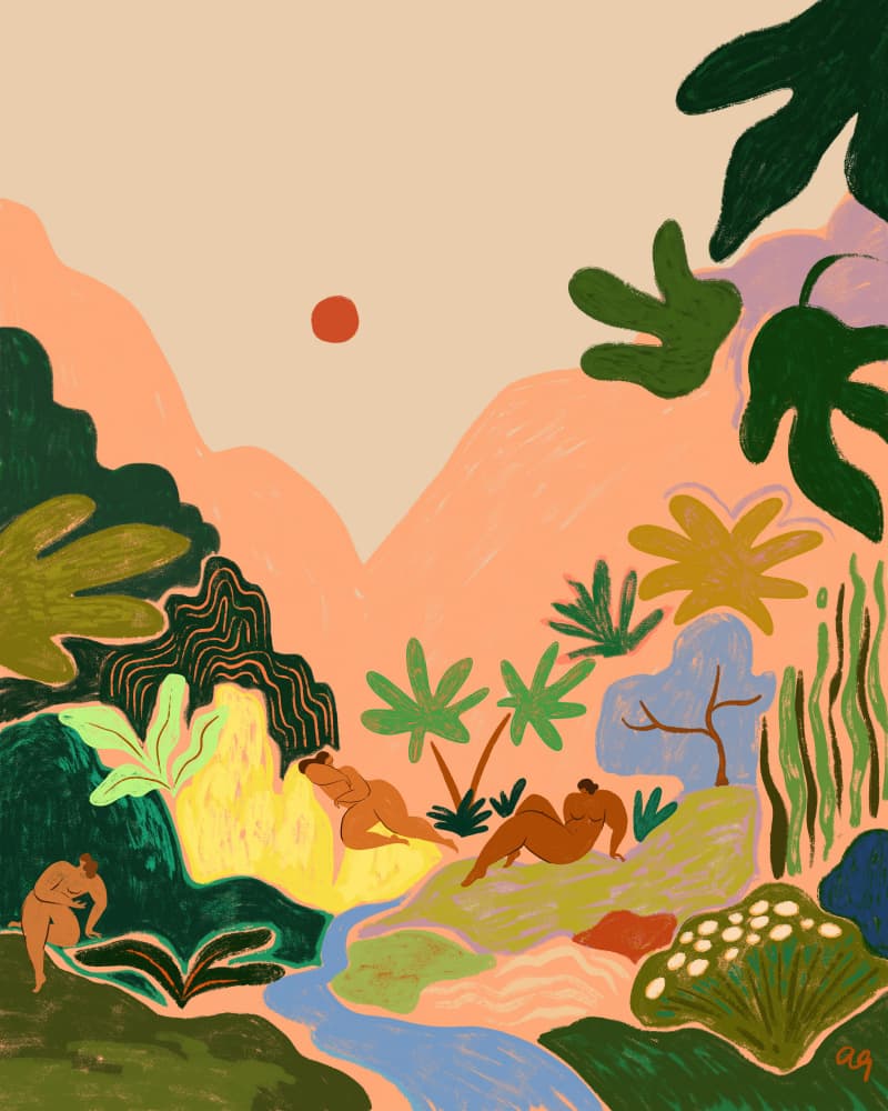 Lost In Paradise No2 by Arty Guava — canvas wall art