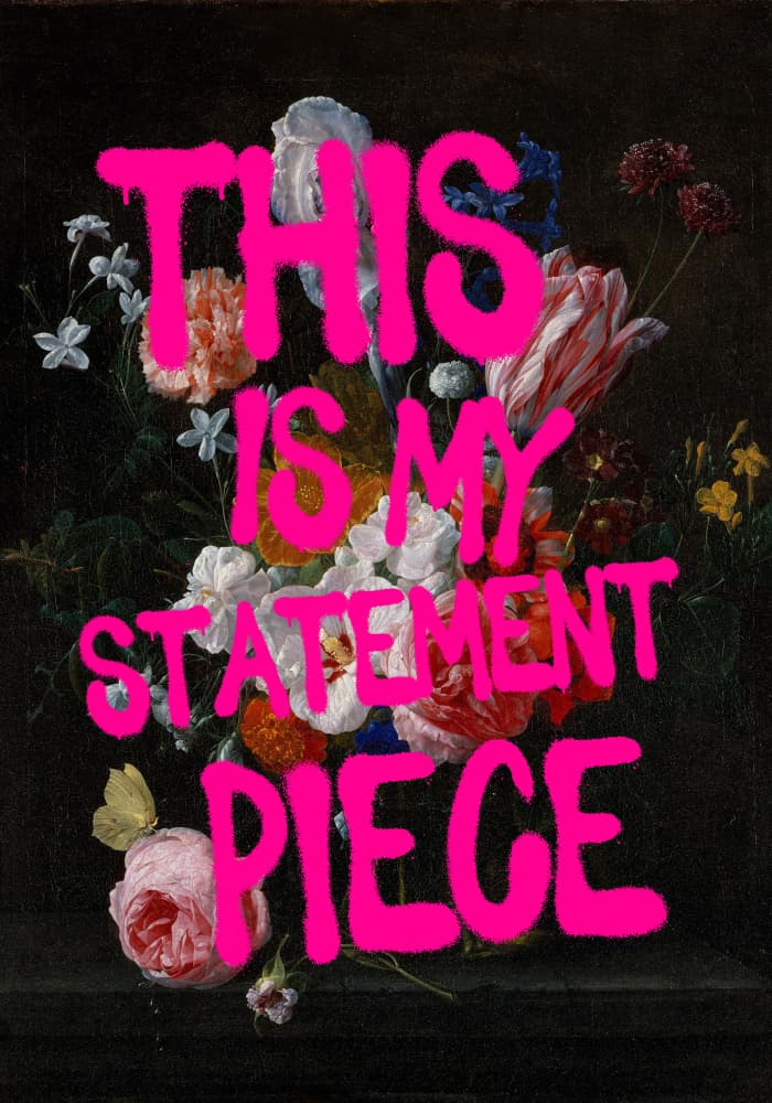 Bold Floral Statement by Athene Fritsch — canvas wall art