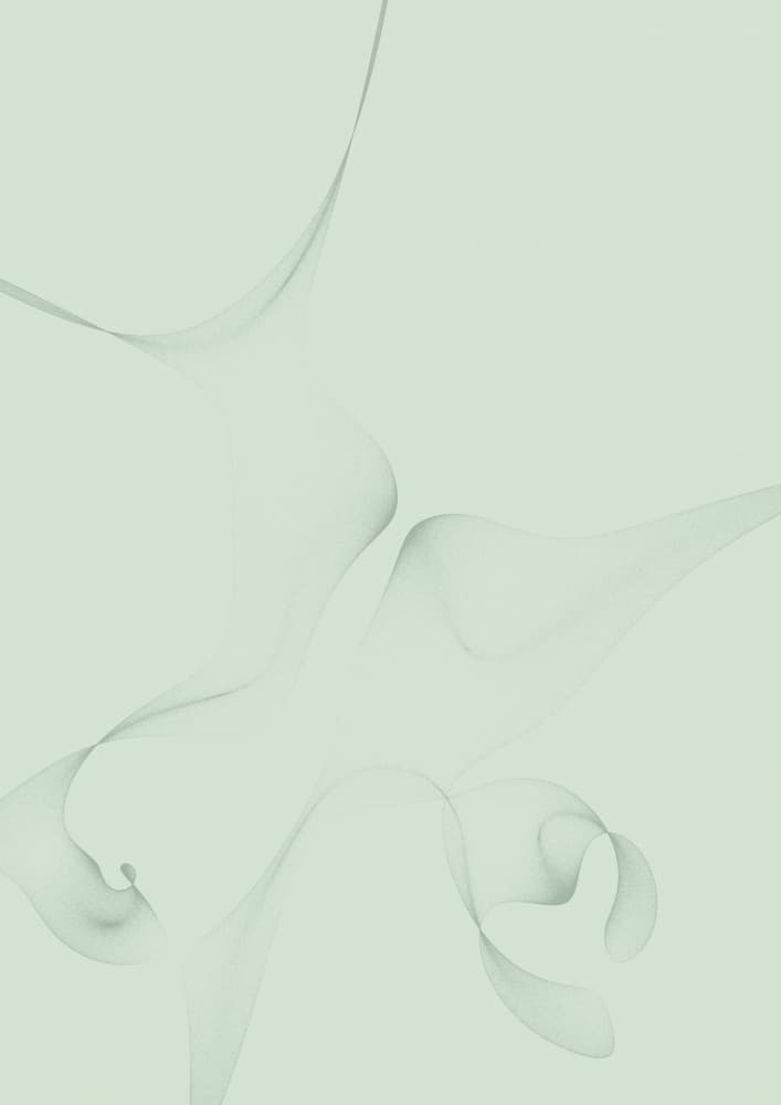 Ethereal Green Flow by AV11 — canvas wall art