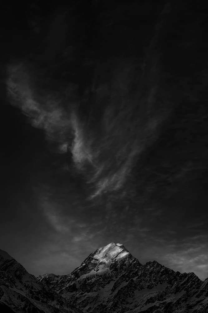 Dramatic Mountain Peak by Yan Zhang — canvas wall art