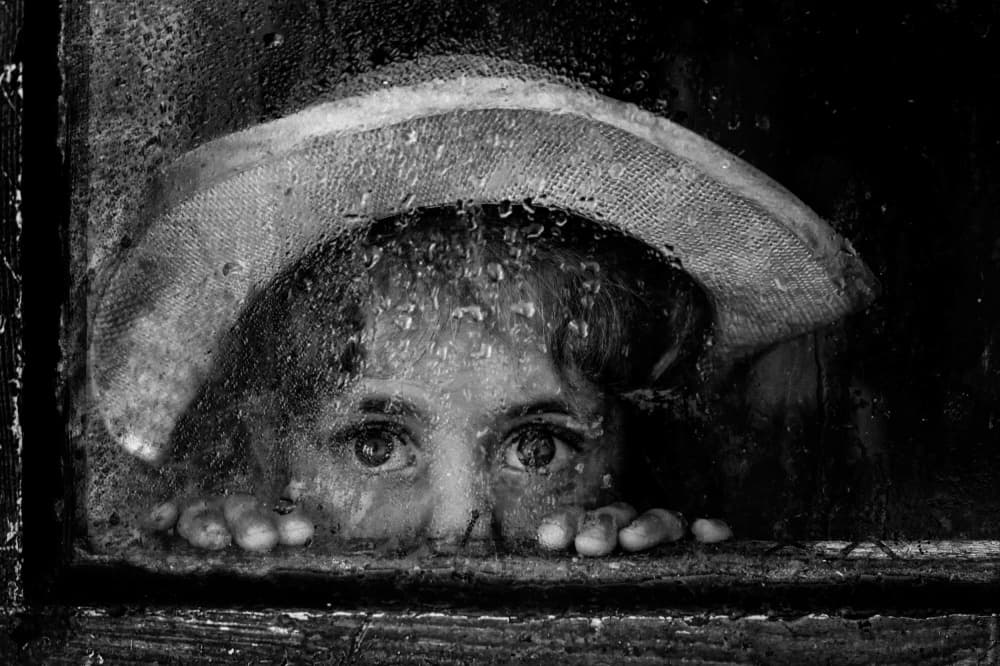 Rainy Window Gaze by Ummu Nisan Kandilcioglu — canvas wall art