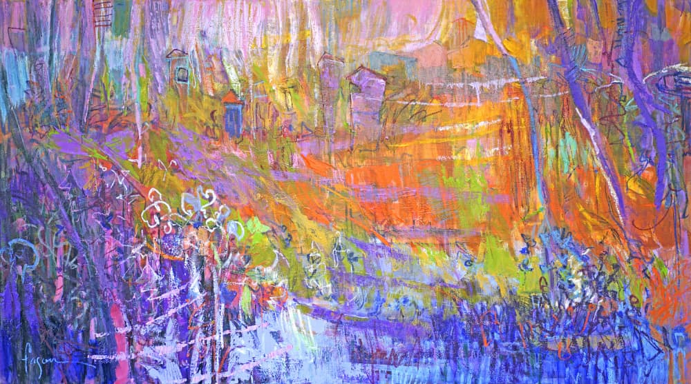 Nocturne in the Secret Garden by Dorothy Fagan — canvas wall art