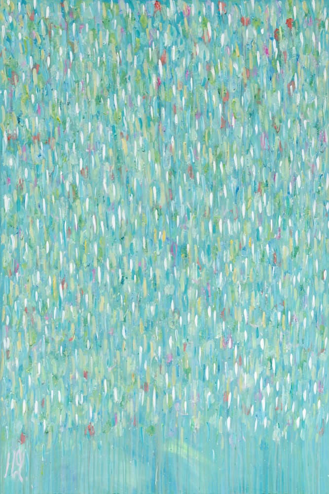 Refreshing Pastel Strokes by Helen Joynson — canvas wall art