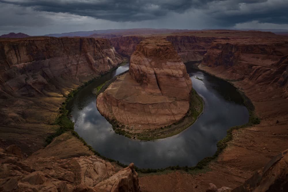 Horseshoe Bend Majesty by Michel Romaggi — canvas wall art