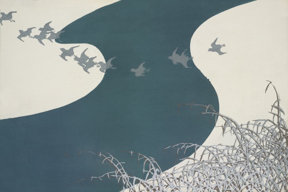 Birds From Momoyogusa by Kamisaka Sekka — canvas wall art